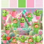 Eu Amo Cactos - Kit Digital