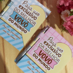 Capa Bloquinho A6 com Caneta Dia dos Avós