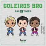 Futebol goleiros bro (só corpinho) – Kit Digital