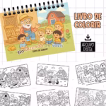 Na fazenda do vovô – Livro de Colorir