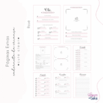 Páginas Extras Caderneta de Saúde - Cute Clean