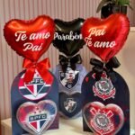 Cartão Coração Dia dos Pais Times