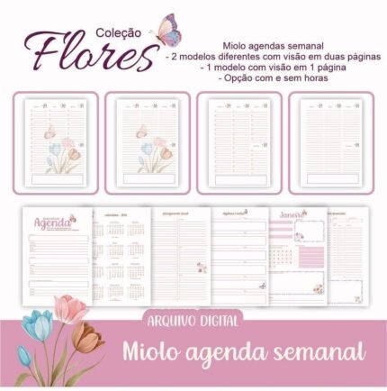 Combo Completo - Coleção Flores