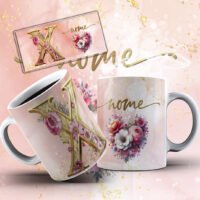 Alfabeto Rose – Estampas Canecas - Imagem 20