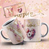 Alfabeto Rose – Estampas Canecas - Imagem 15