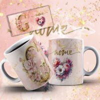 Alfabeto Rose – Estampas Canecas - Imagem 25