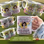 Arte Caneca Café Cute