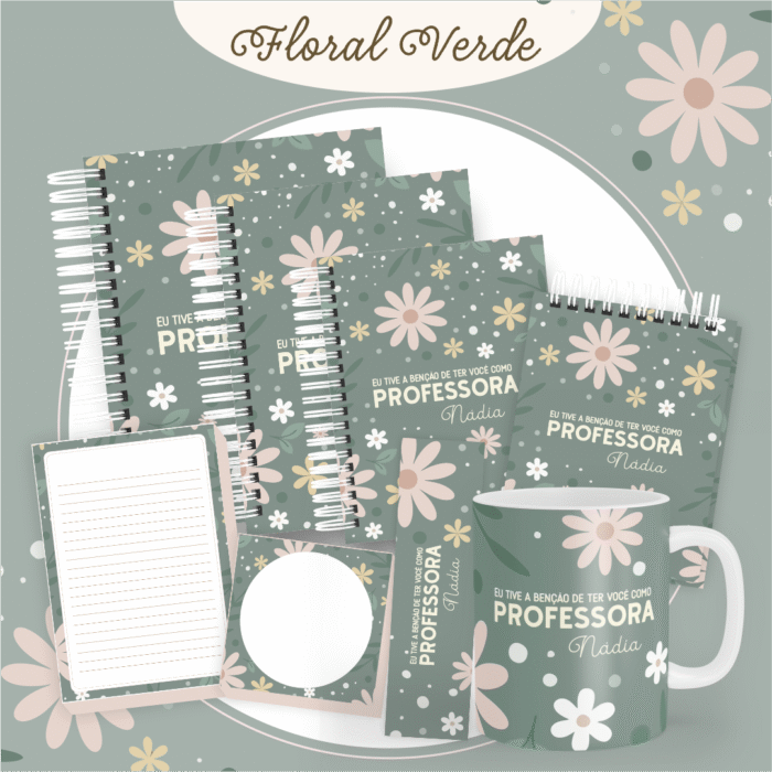 Floral Verde – Professores 2026 - Imagem 1