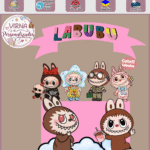 Labubu – Topo de Bolo