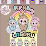 Labubu – Topo de Bolo