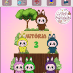 Labubu – Topo de Bolo