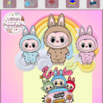 Labubu – Topo de Bolo