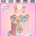 Labubu – Topo de Bolo