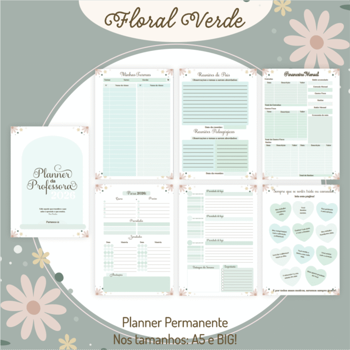 Floral Verde – Professores 2026 - Imagem 7