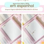 Agenda A5 2026 em Espanhol (Estúdio G19)