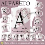 Alfabeto Cerejeira – Estampas Canecas