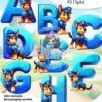 Alfabeto do Chase - Kit Digital