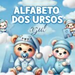 Alfabeto dos Ursos Azul - Kit Digital