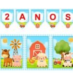 Bandeirola + Poster - Fazendinha Menina