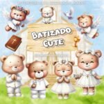 Batizado Cute - Kit Digital
