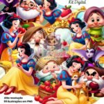 Branca de Neve Cartoon - Kit digital