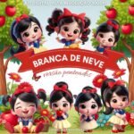 Branca de Neve Versão Penteados - Kit Digital