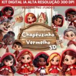 Chapeuzinho Vermelho 3D - Kit Digital