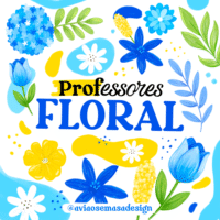 Coleção – Professores Floral (Avião sem Asa)