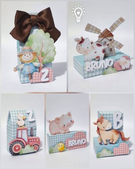Fazendinha Menino - Kit Festa