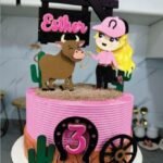 Fazendinha Rosa Menina - Topo de Bolo