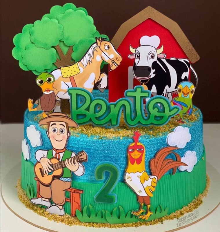 Fazendinha do Zenon – Topo de Bolo - Arquivos Digitais Prontos