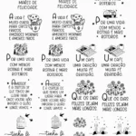 Frases Desenhadas para DTF UV (A4)