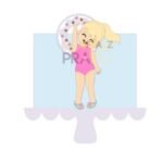 Menina Moda Verão - Topo de Bolo