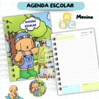 Agenda Escolar Menino 2026 – Bobbie Goods - Imagem 4
