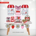 Morangos - Kit Só Um Bolinho