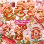 Moranguinho Aquarela - Kit Digital