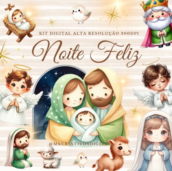 Noite Feliz - Kit Digital - Imagem 1