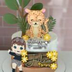 Oncinha + Bebê - Topo de Bolo