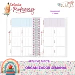 Organizador Semanal - Coleção Professores