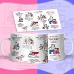Pai… Onze vidas Versão Pai de Casal Filhos – Arte Avulsa Caneca