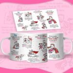 Pai… Onze vidas Versão Pai de Menina  – Arte Avulsa Caneca