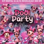Pool Party da Minnie - Kit Digital