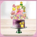 Princesa Peach - Topo de Bolo