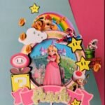 Princesa Peach - Topo de Bolo