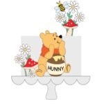 Ursinho Pooh - Topo de Bolo