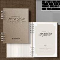 Arquivo Caderno Congresso 2025 Adoração Pura COM TEMA Masculino - Imagem 4