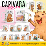 Capivara Irônica – Estampas Canecas