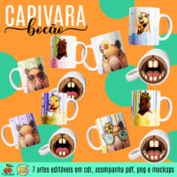 Capivara Bocão – Estampas Canecas - Imagem 10