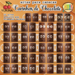 Carinhas de Chocolate – Estampas Canecas