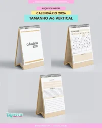 COMBO Calendários de Mesa 2026 - Imagem 3